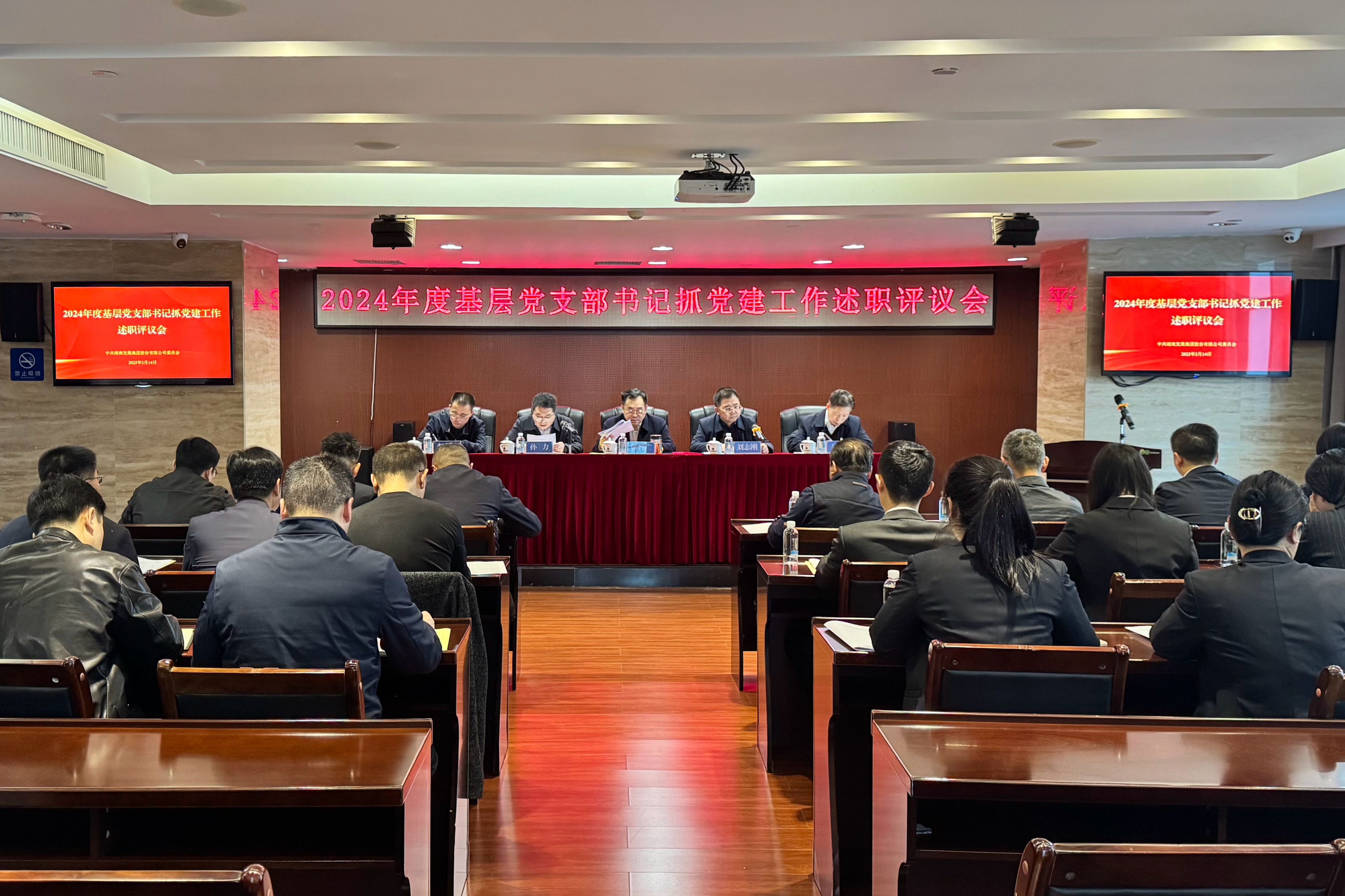 湖南發(fā)展黨委召開2024年度基層黨組織書記抓黨建述職評議會